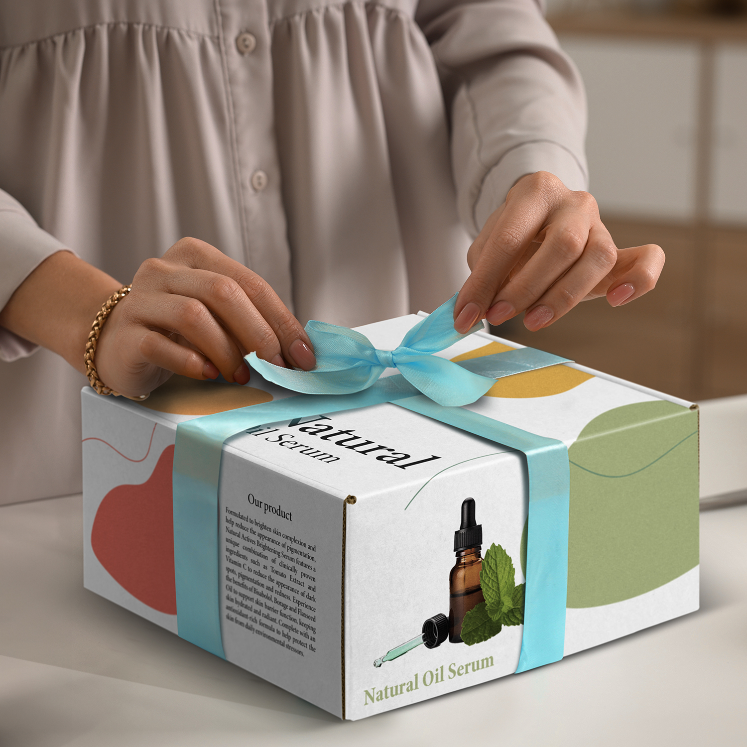 Die Cut Box with Locking Lid - 225x225x113mm – Image 4