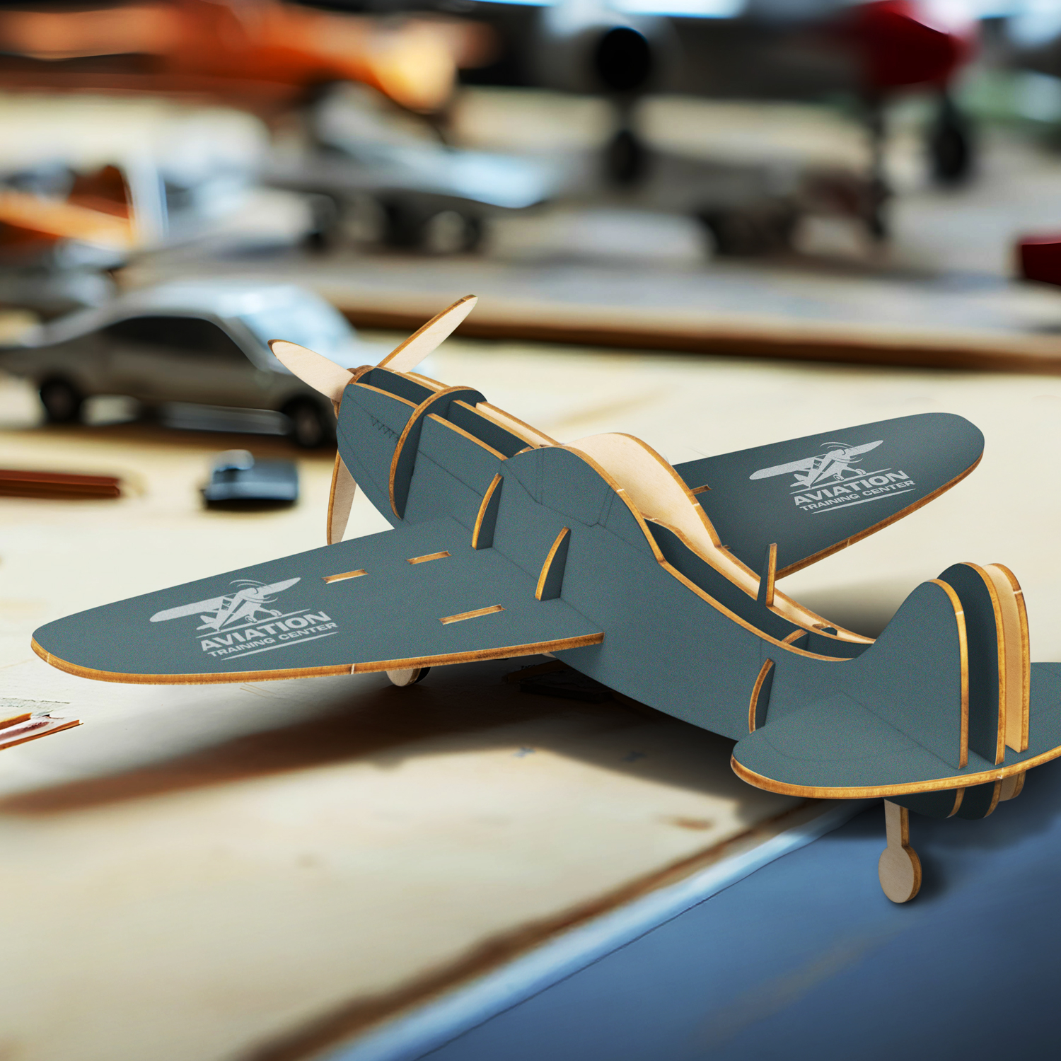 BRANDCRAFT Spitfire Wooden Model – Image 6