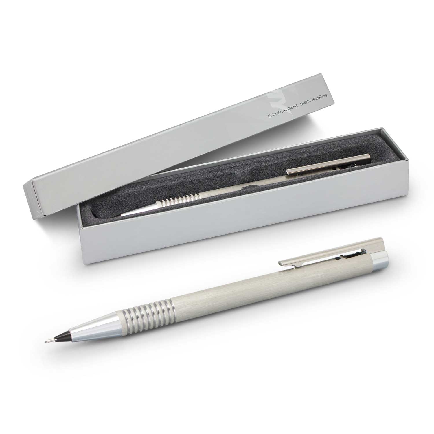 LAMY Logo Pencil - Brushed Steel – Image 1