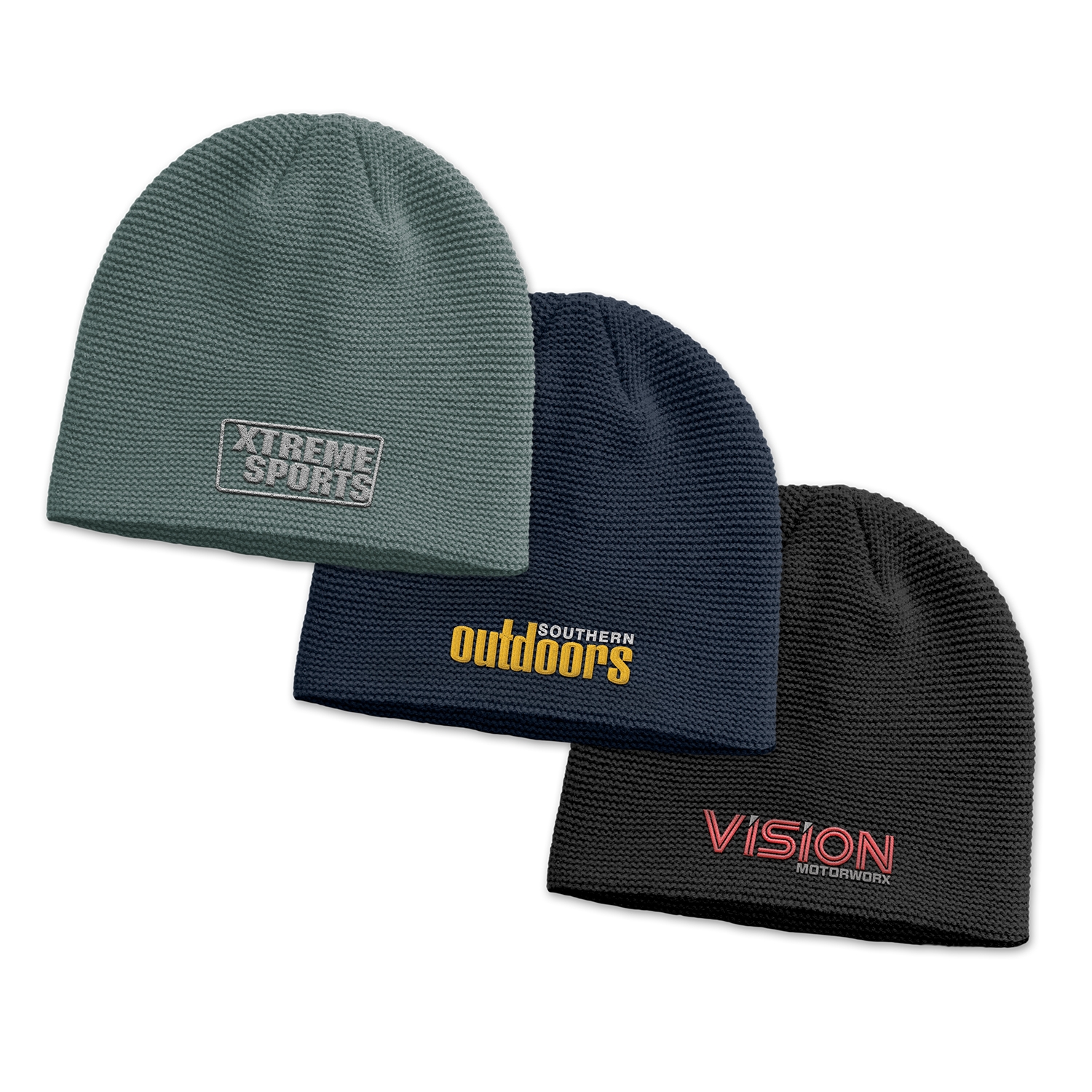 Montana Garter Knit Beanie – Image 1