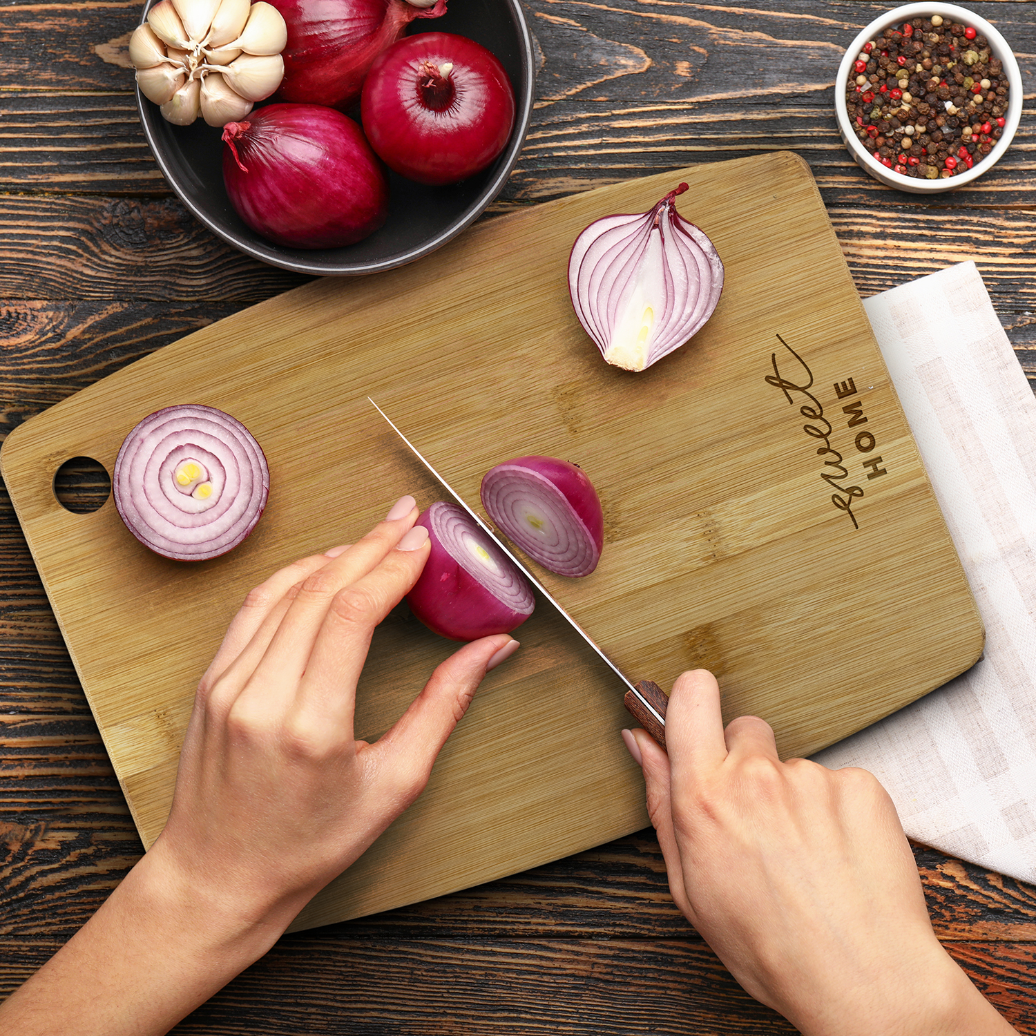 NATURA Bamboo Chopping Board – Image 6