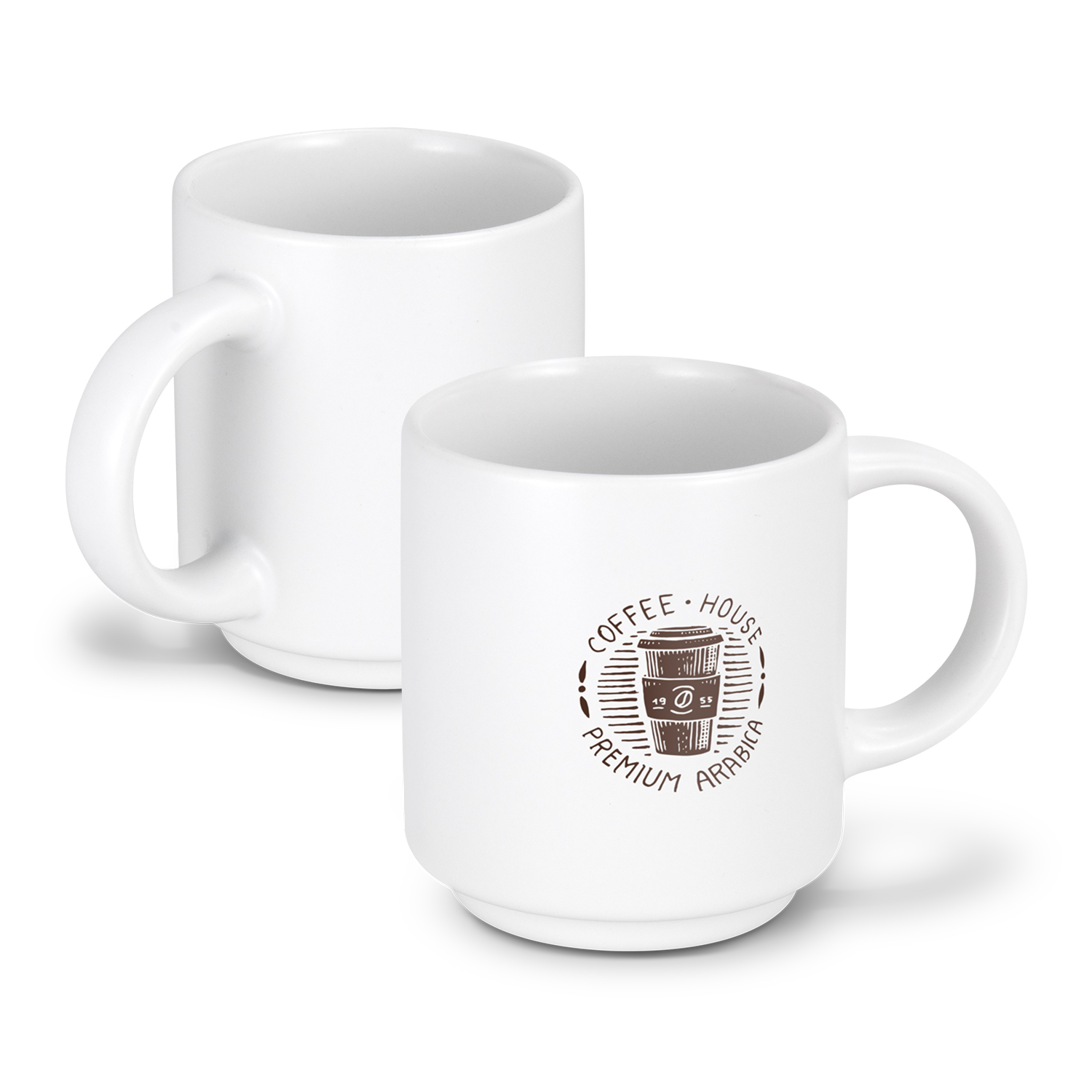 Espresso Stackable Coffee Mug – Image 1