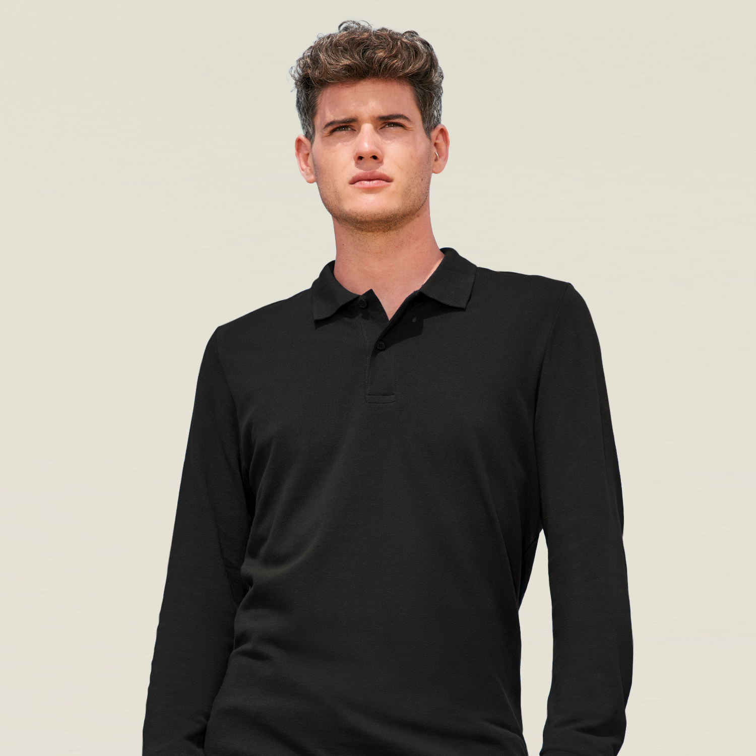 SOLS Perfect Men's Long Sleeve Polo – Image 6