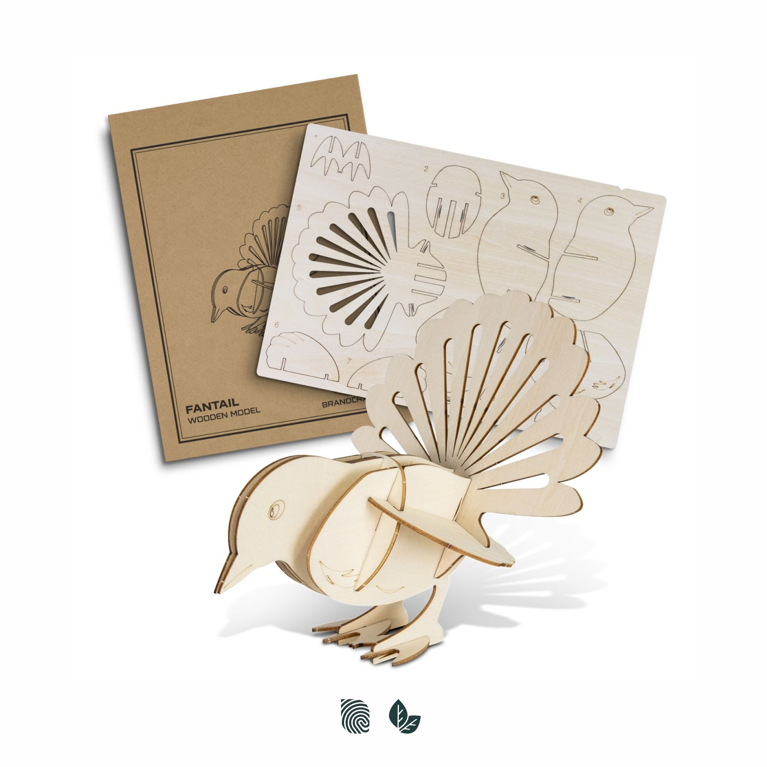 BRANDCRAFT Fantail Wooden Model – Image 1
