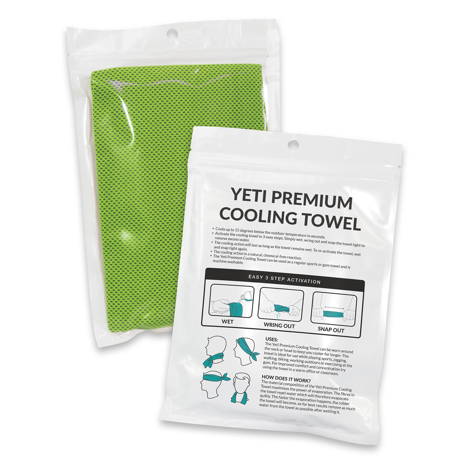 Yeti Premium Cooling Towel - Pouch – Image 12