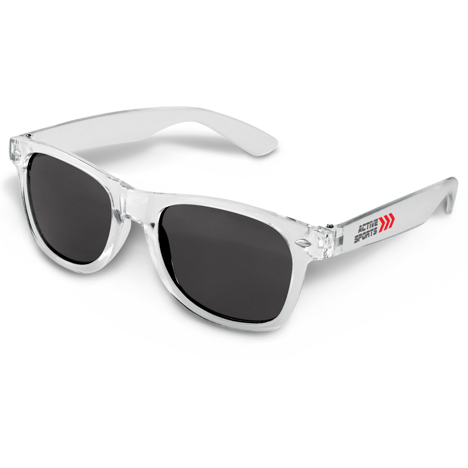 Malibu Premium Sunglasses - Translucent – Image 1