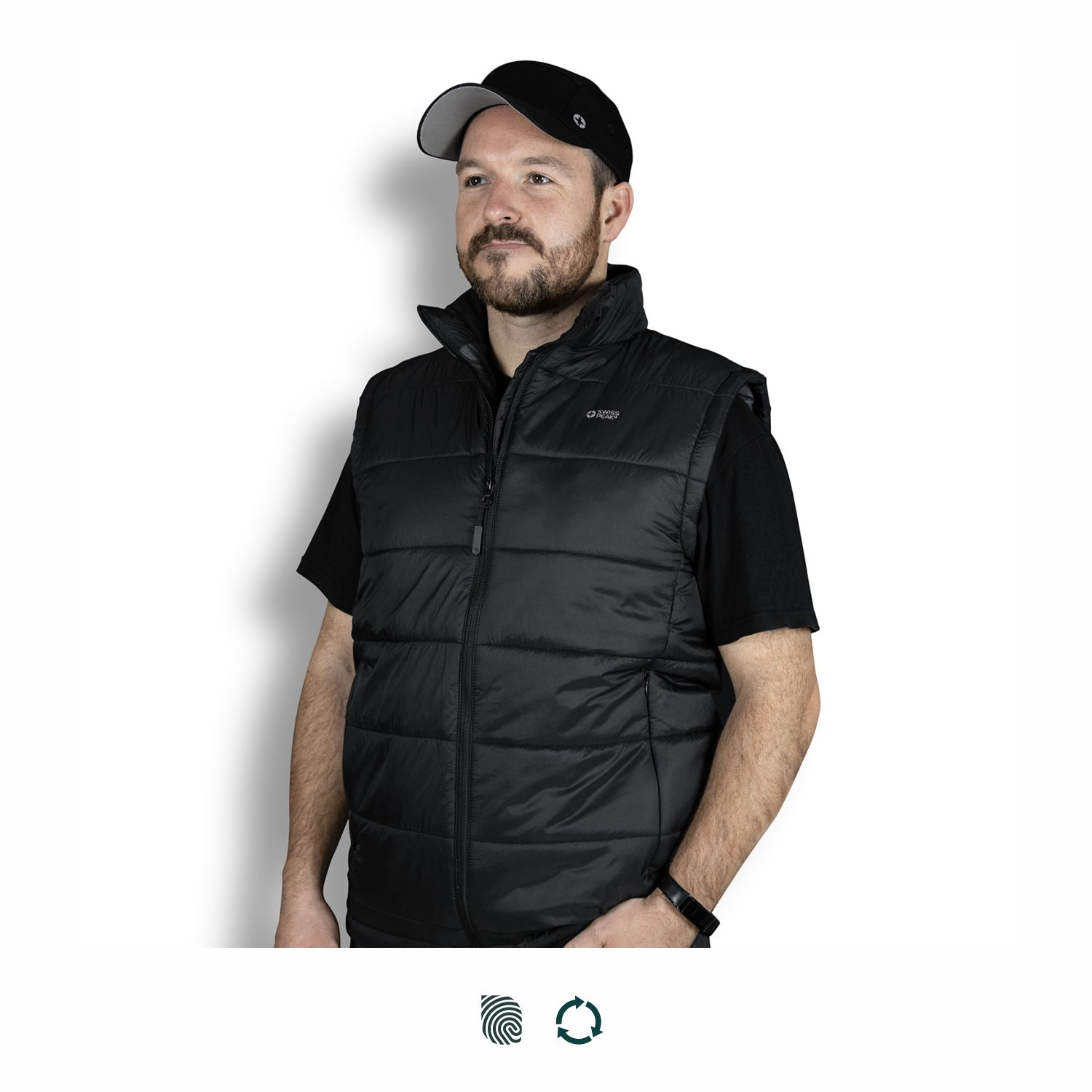 Swiss Peak Urban Puffer Vest – Image 1