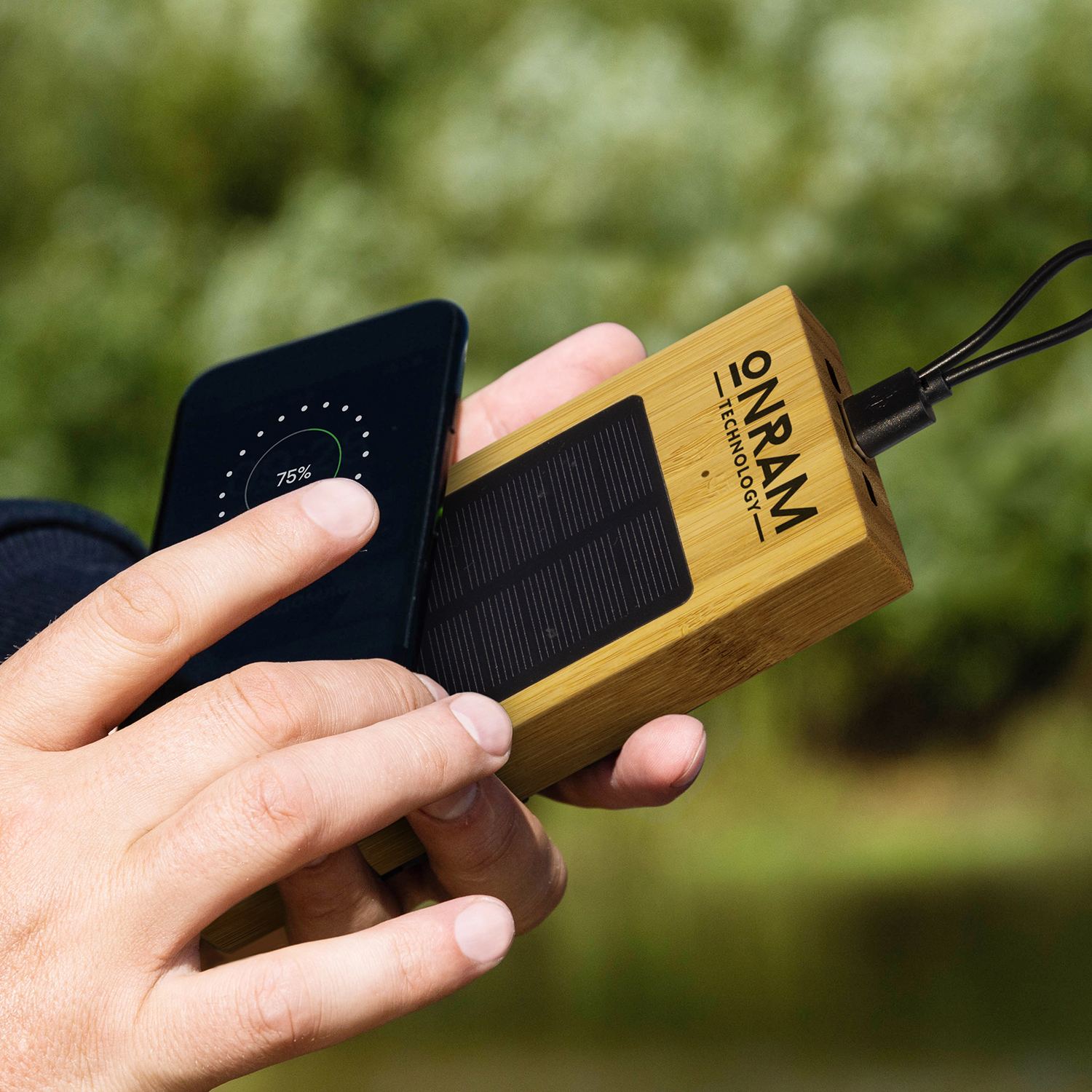 NATURA Bamboo Solar Power Bank – Image 8