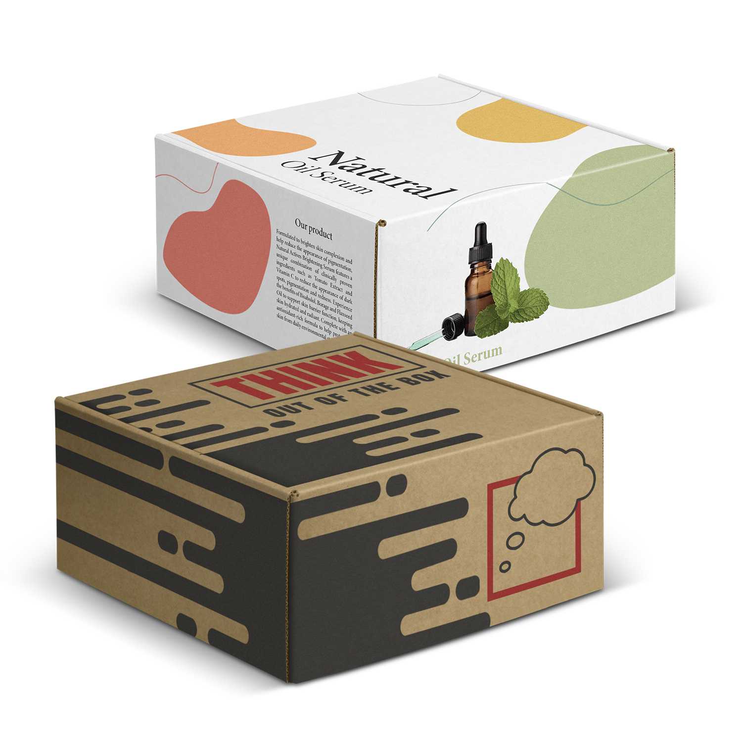 Die Cut Box with Locking Lid - 225x225x113mm – Image 1