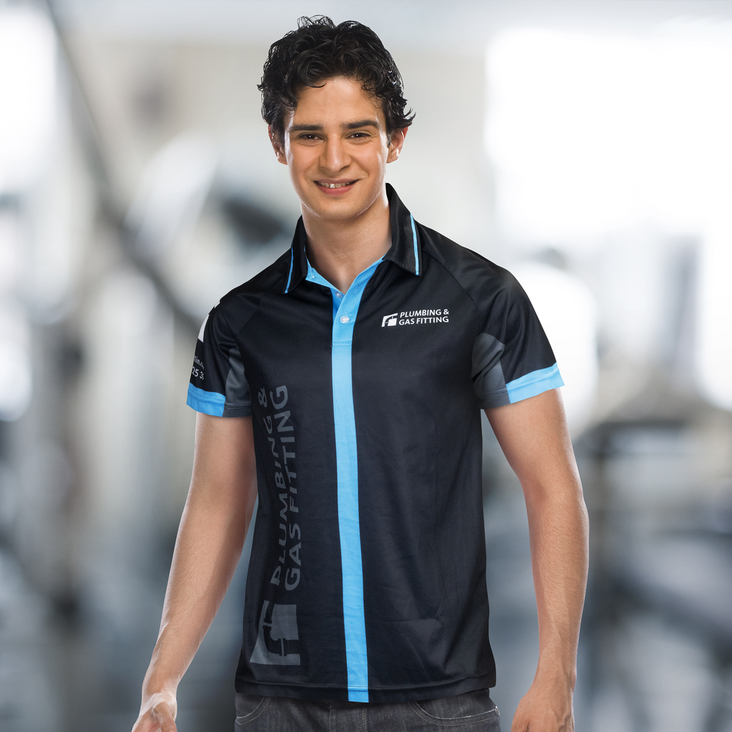 Custom Mens Performance Polo – Image 4