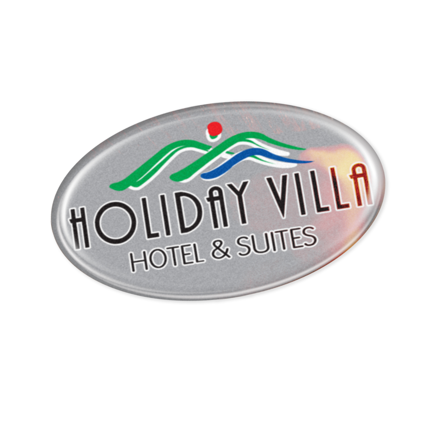 Resin Coated Labels 74 x 43mm Oval – Image 1