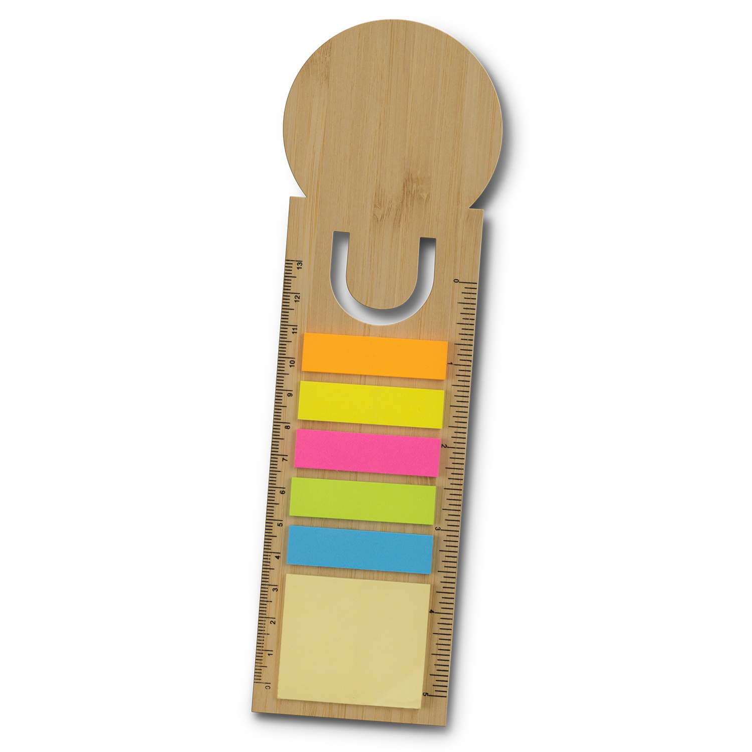 Bamboo Ruler Bookmark - Round – Image 3