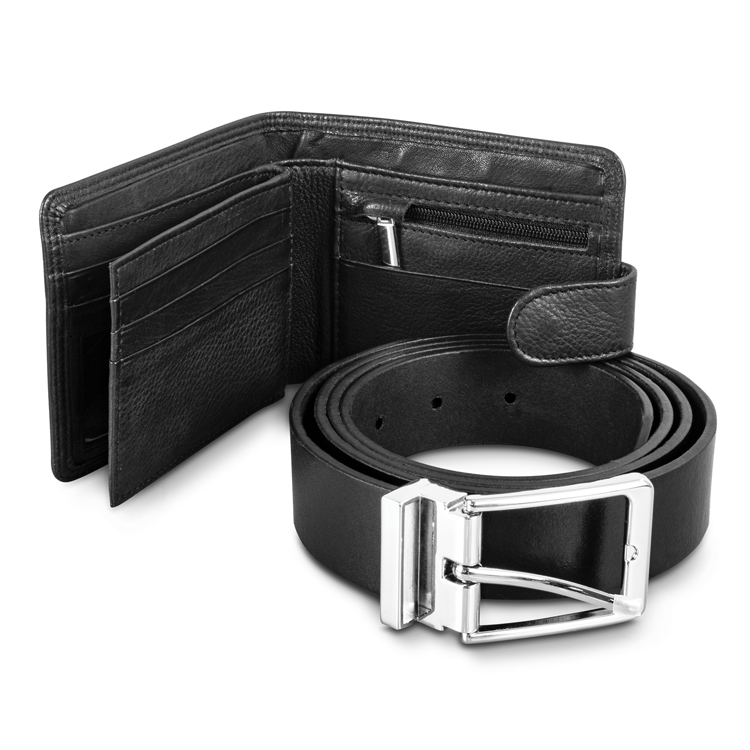 Pierre Cardin Leather Wallet and Belt Gift Set – Image 2
