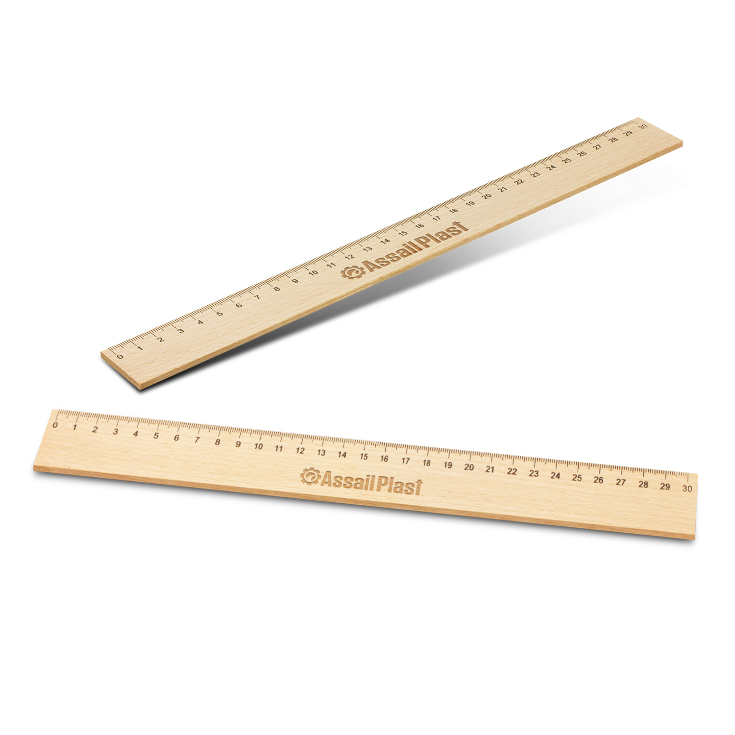 Wooden 30cm Ruler – Image 2