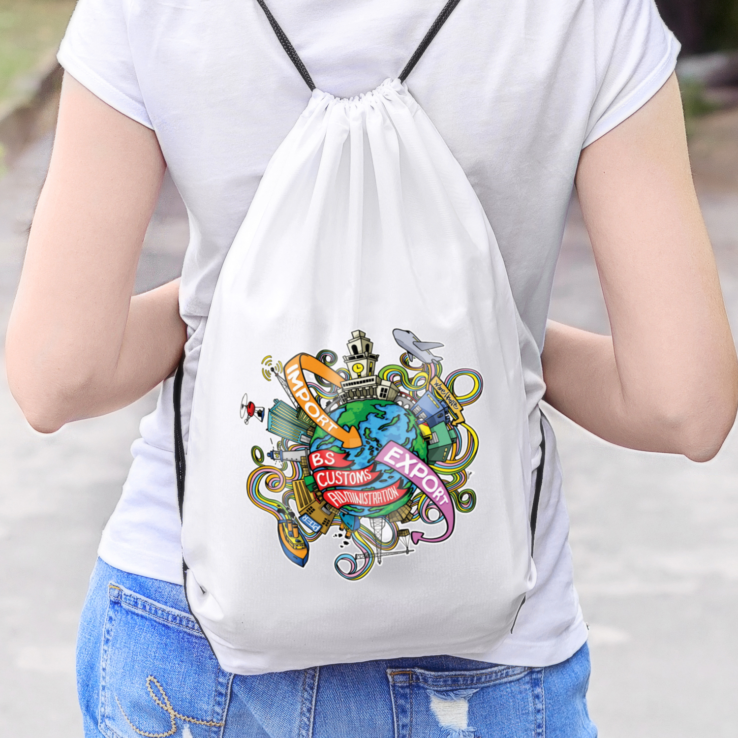 Drawstring Backpack – Image 15