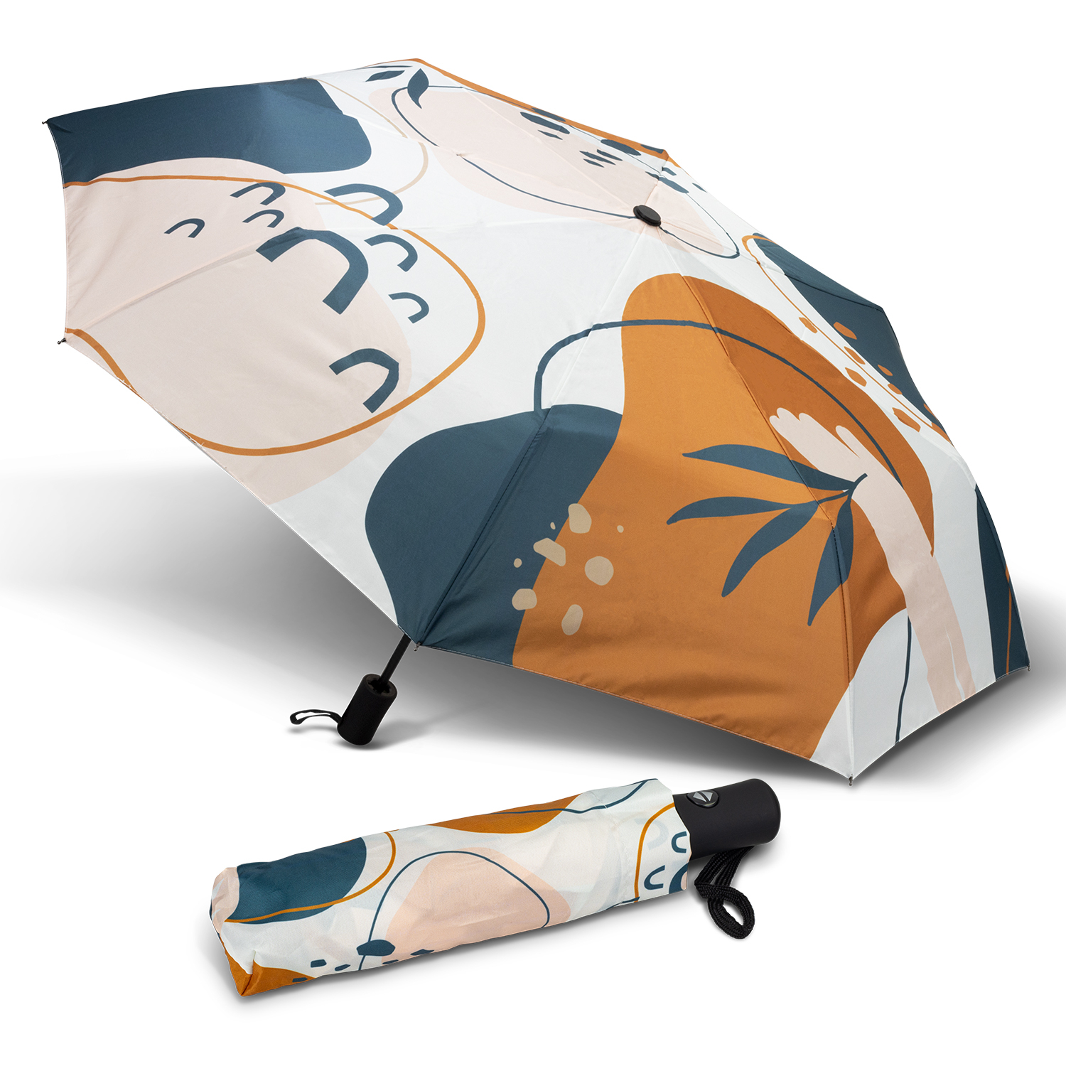 Full Colour Compact Umbrella – Image 1