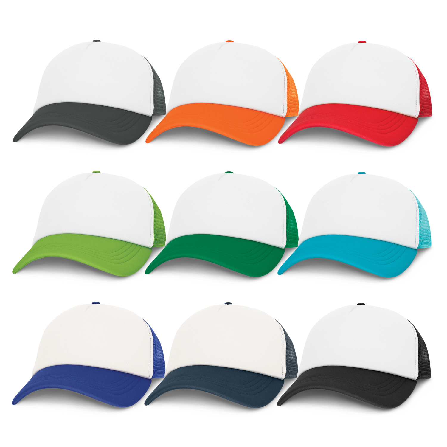 Cruise Mesh Cap - White Front – Image 1