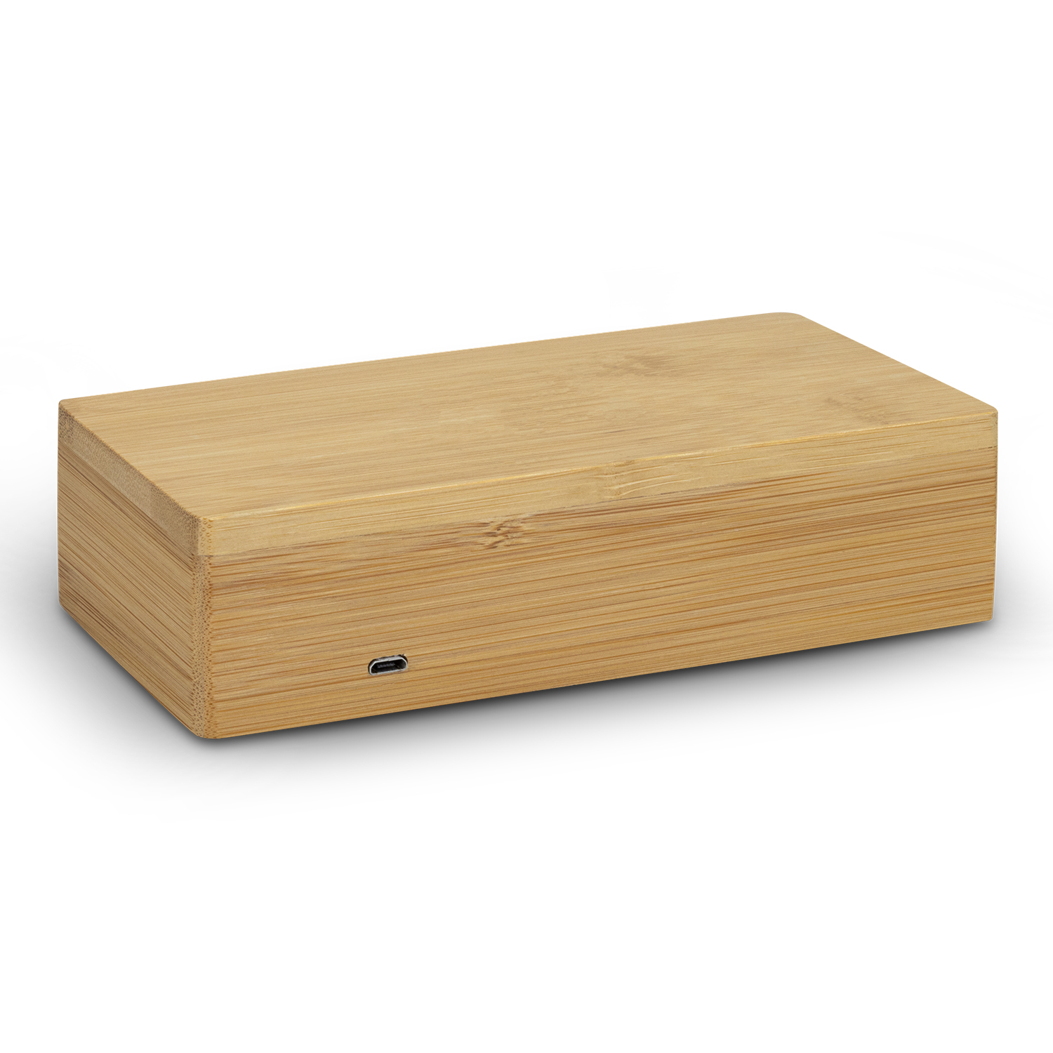 Bamboo Wireless Charging Clock – Image 4