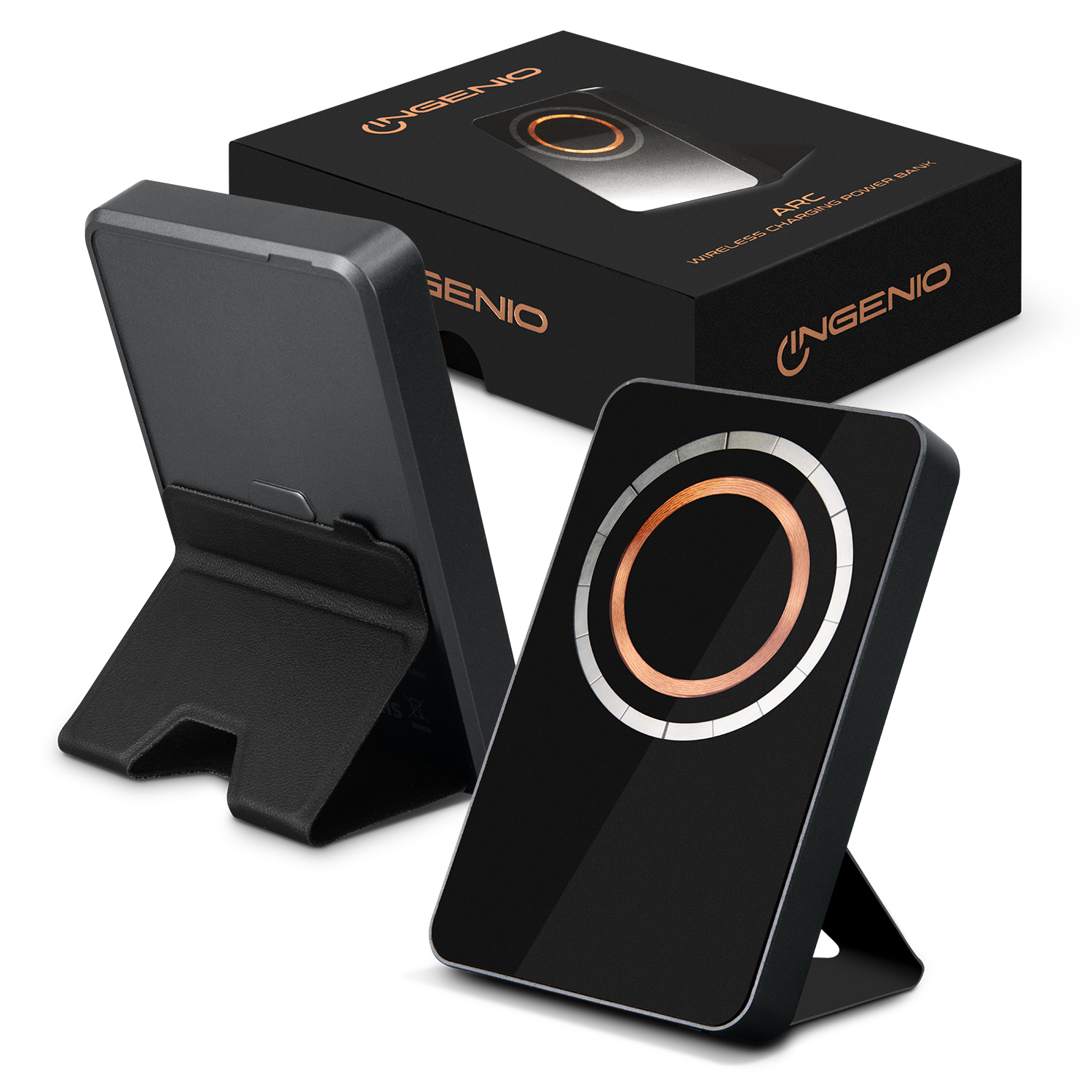 INGENIO Arc Wireless Charging Power Bank – Image 1
