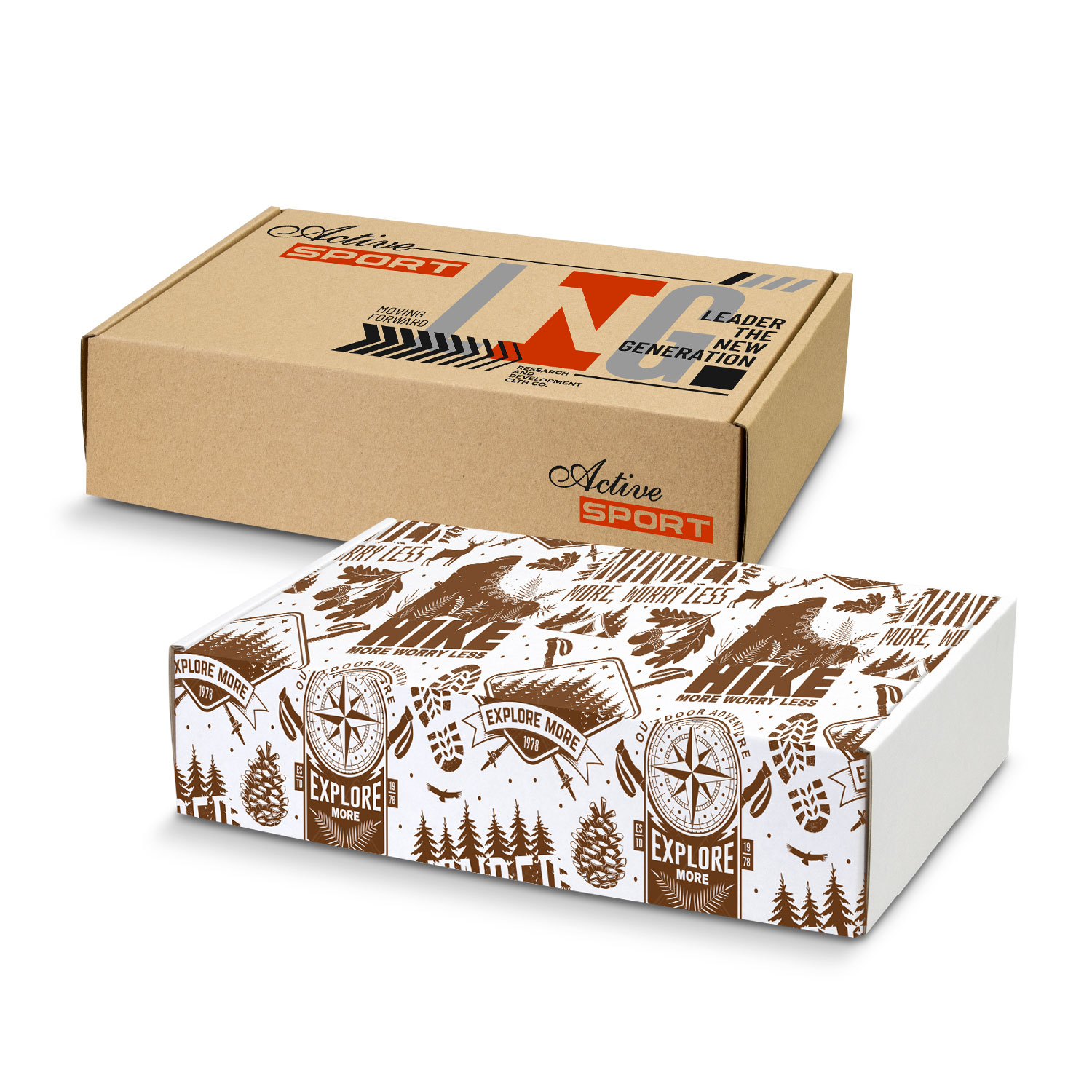 Die Cut Box with Locking Lid - 300x225x75mm – Image 1