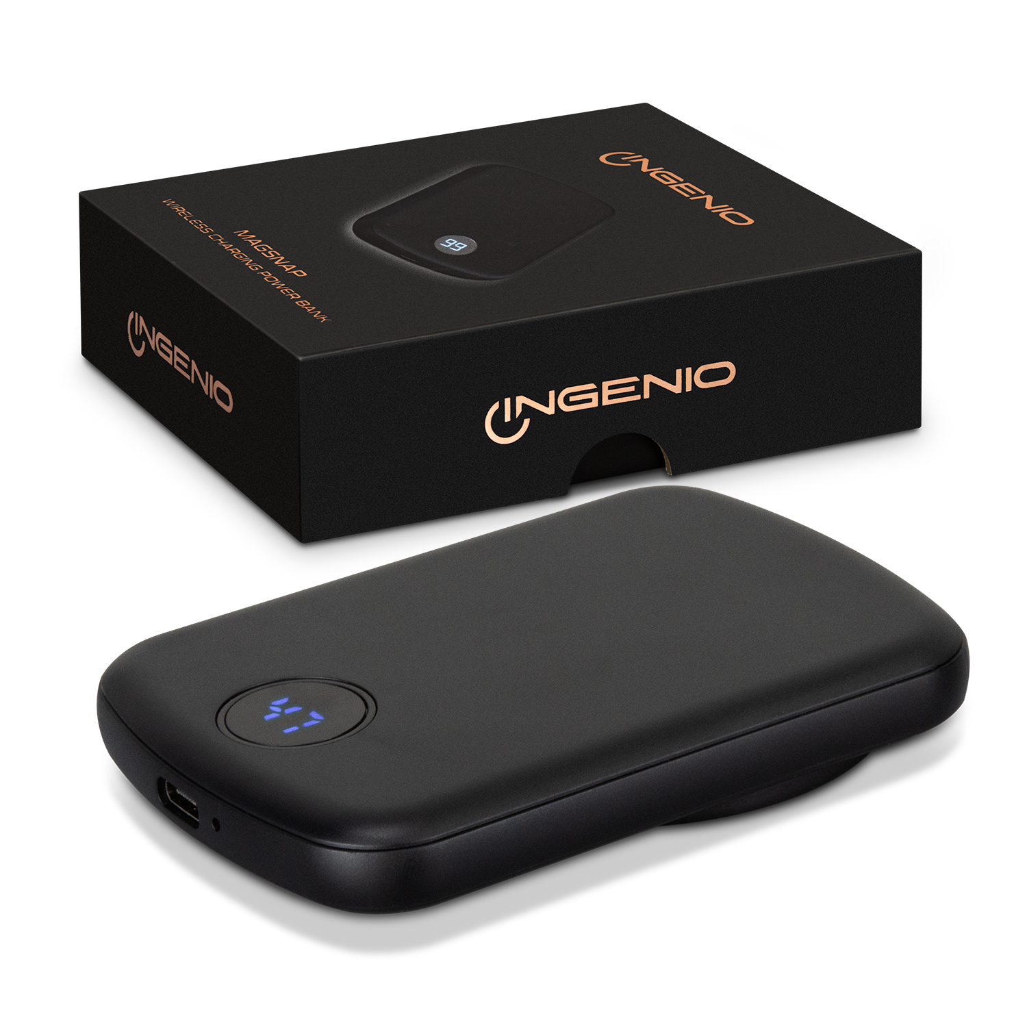 INGENIO MagSnap Wireless Charging Power Bank – Image 1