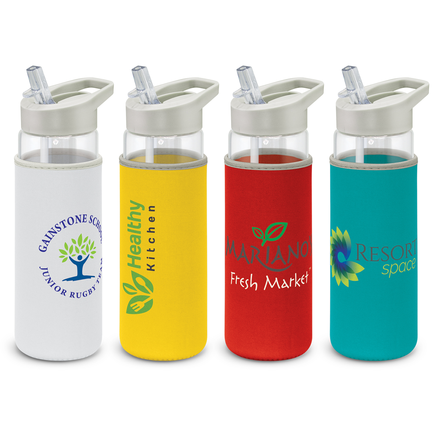 Elixir Glass Bottle - Neoprene Sleeve – Image 1