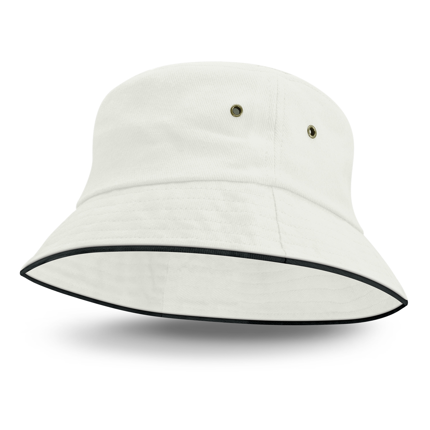 Bondi Bucket Hat - Black Sandwich Trim – Image 3