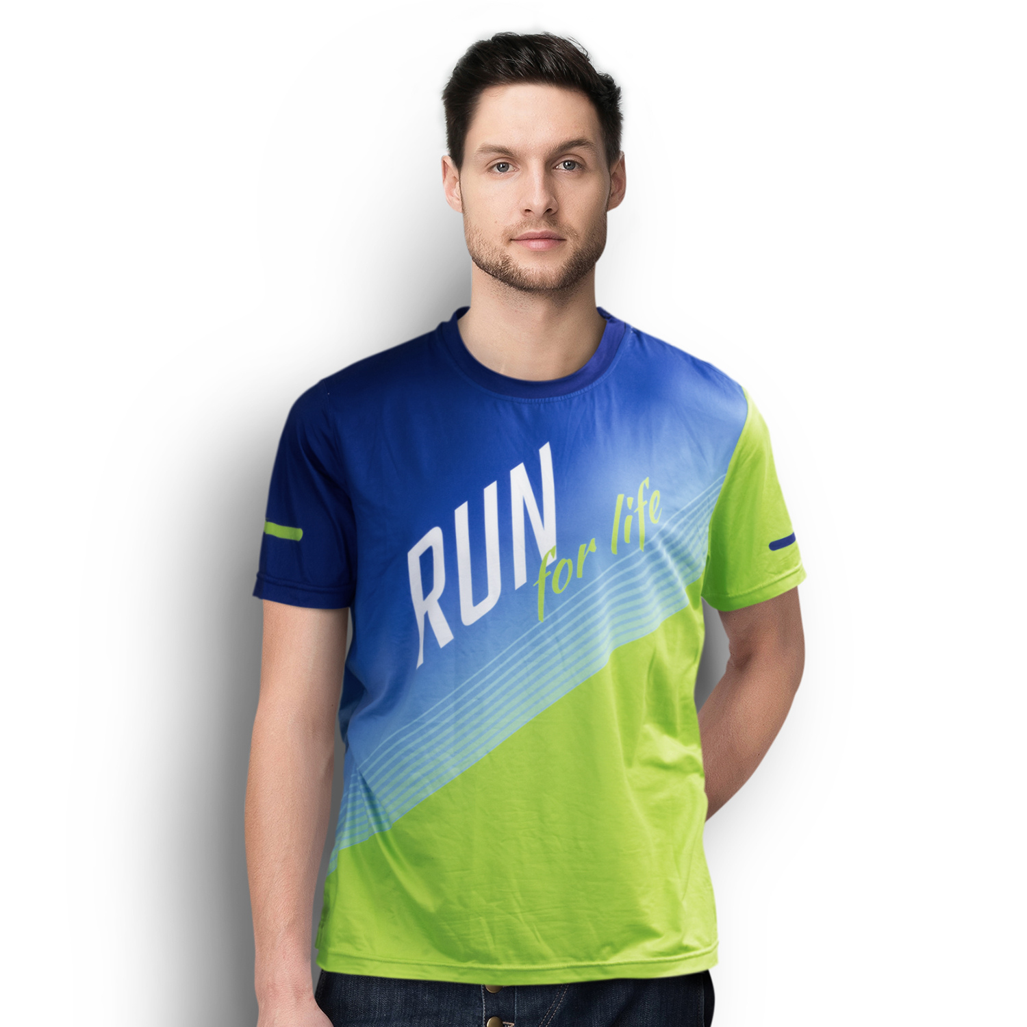 Custom Mens Sports T-Shirt – Image 1