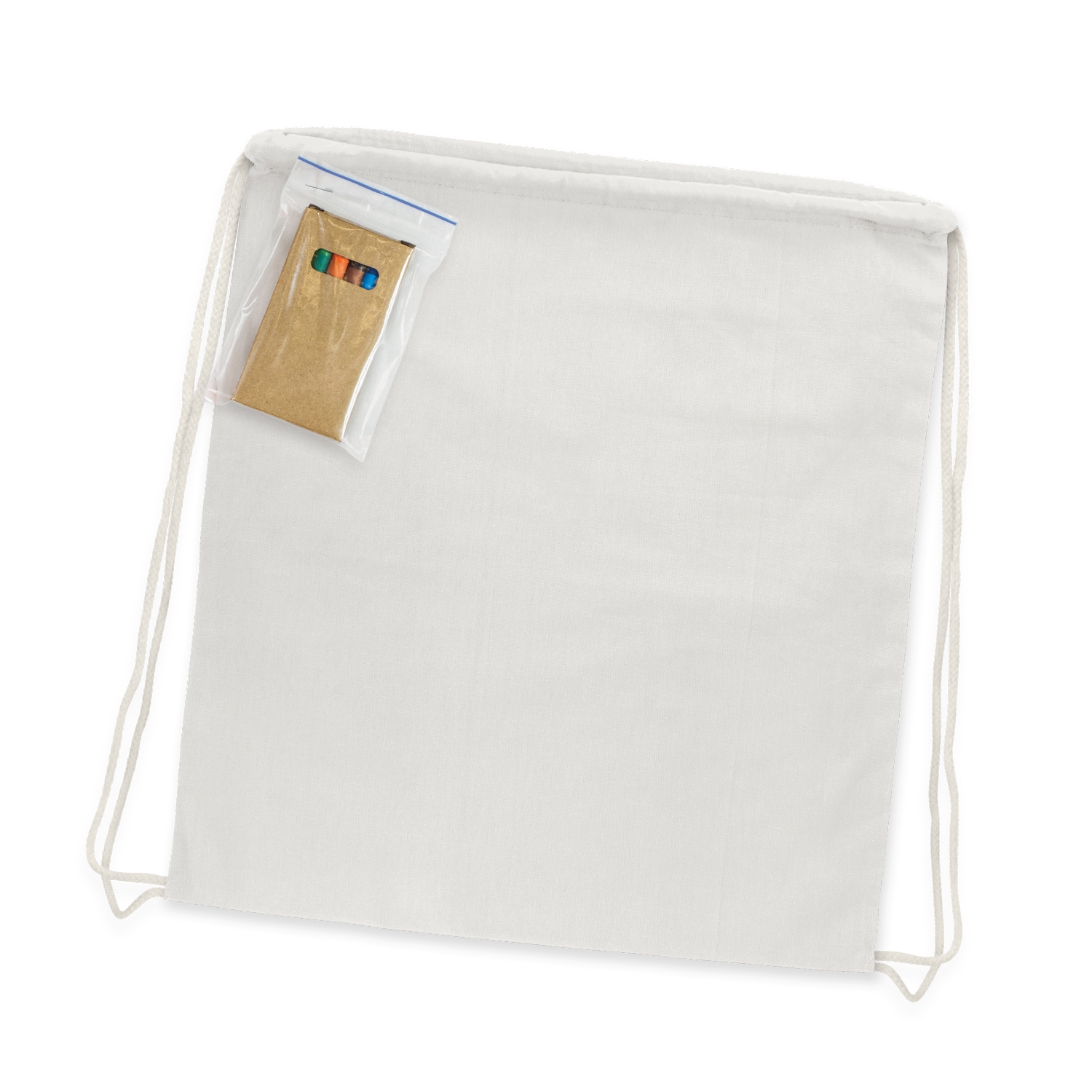 Cotton Colouring Drawstring Backpack – Image 2