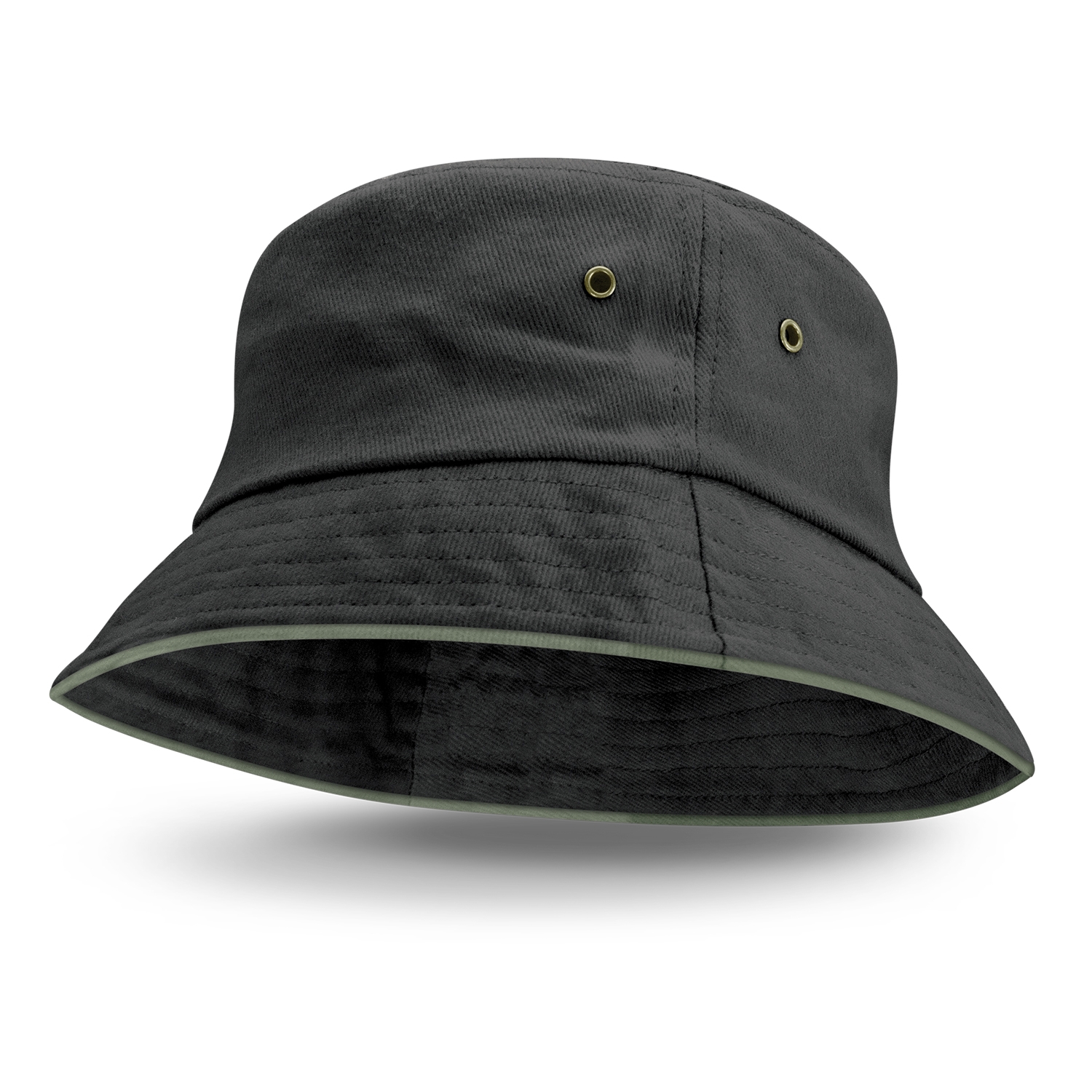 Bondi Bucket Hat - Coloured Sandwich Trim – Image 2