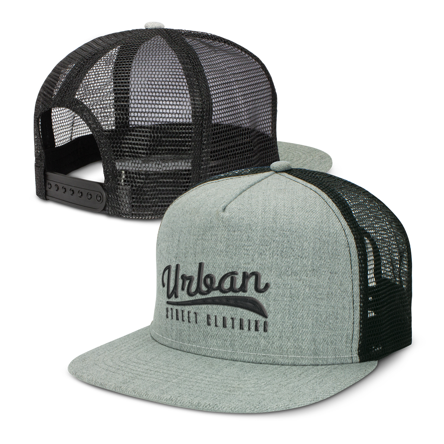 Jackson Flat Peak Trucker Cap – Image 1