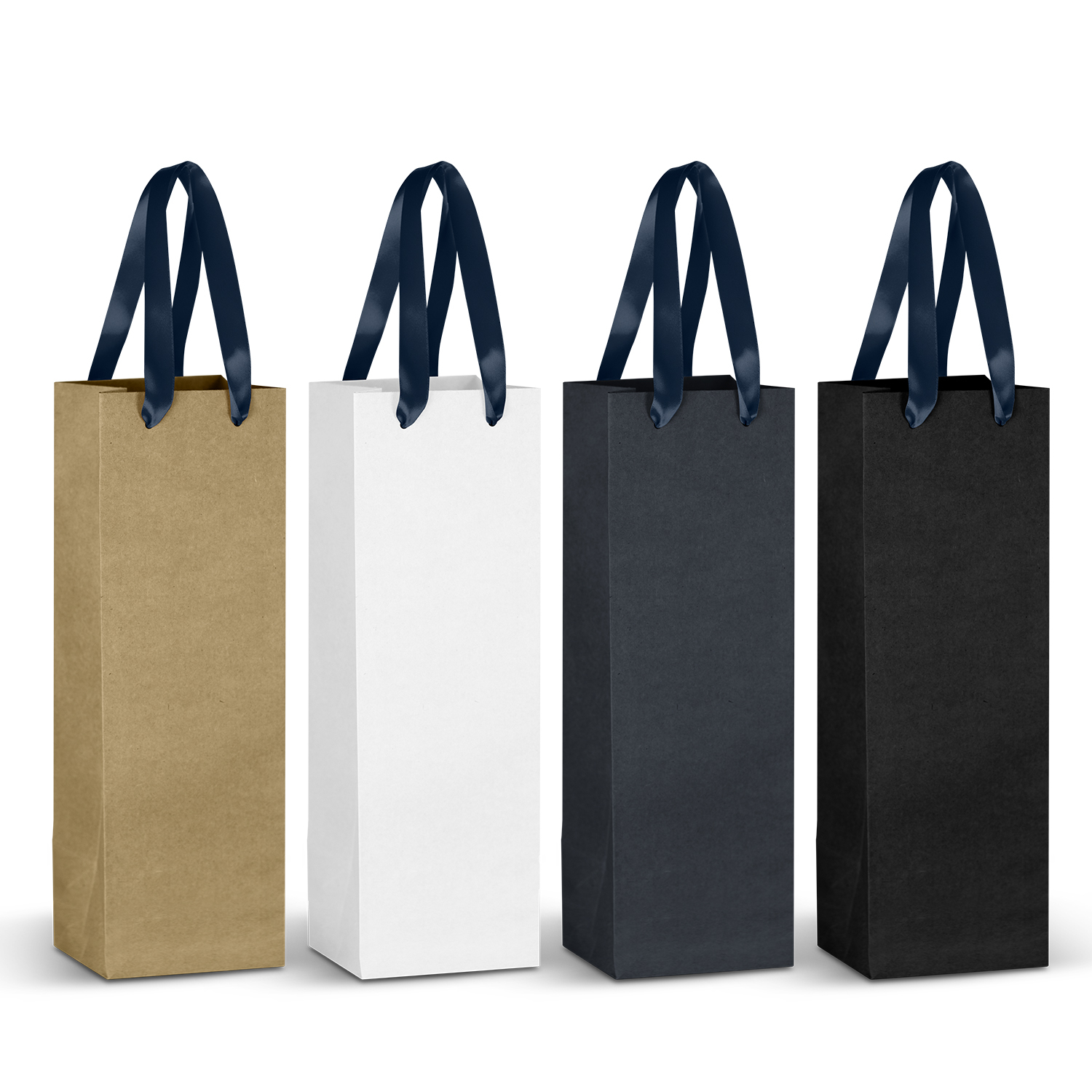Champagne Ribbon Handle Paper Bag – Image 10