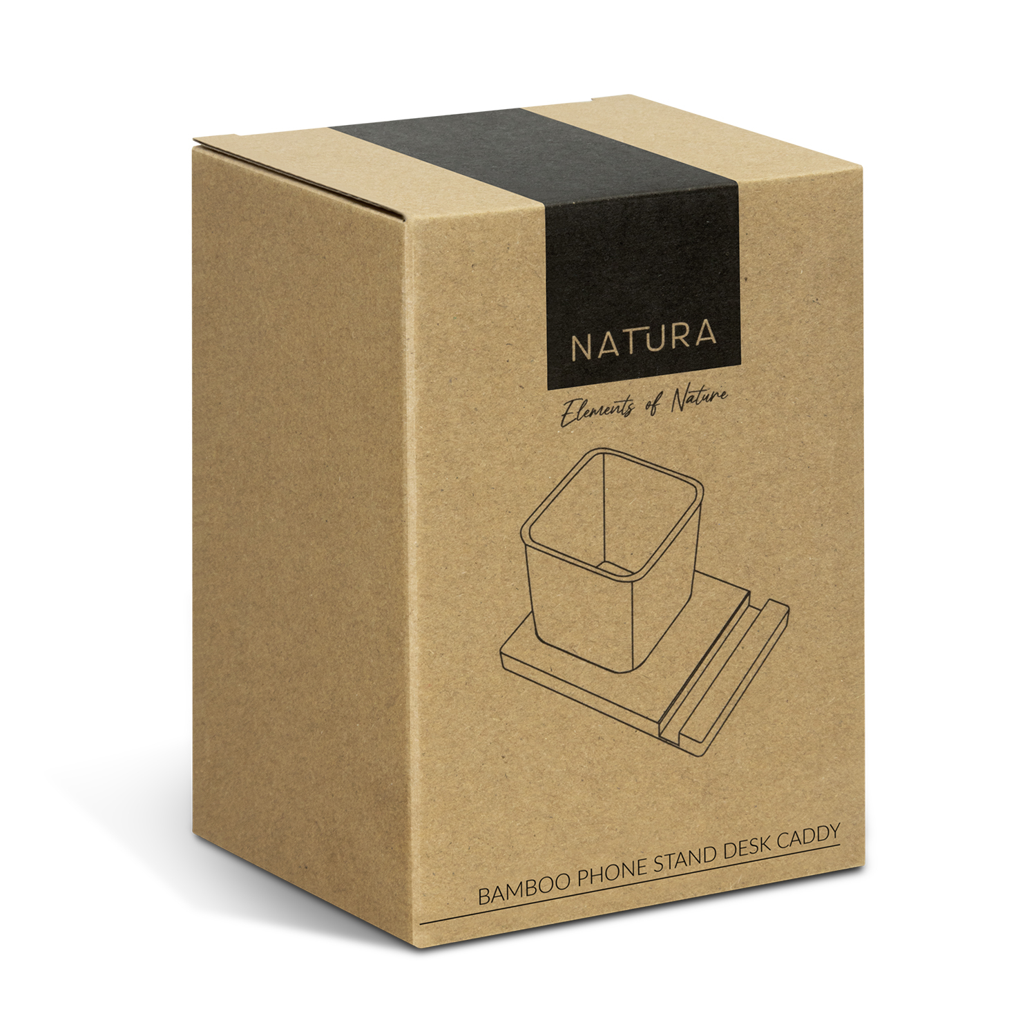 NATURA Bamboo Phone Stand Desk Caddy – Image 6