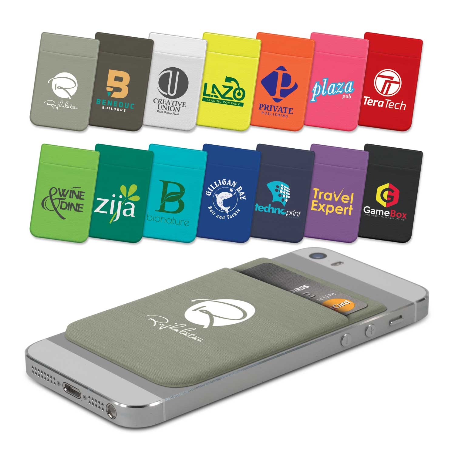 Lycra Phone Wallet - Heat Transfer – Image 1