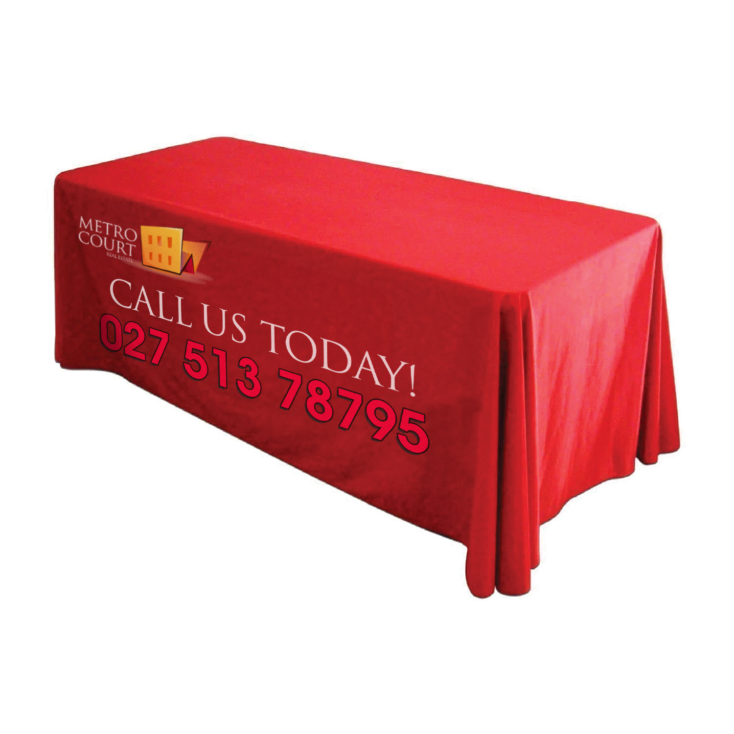 6 Foot Table Cover Throw – Image 1
