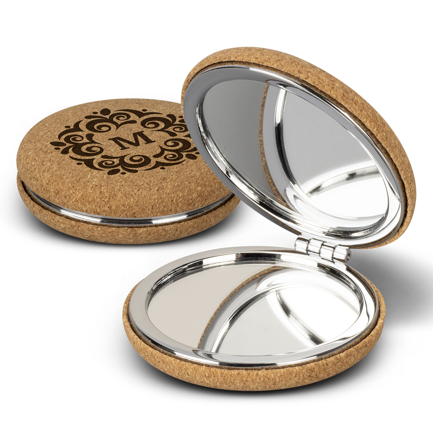 Cork Compact Mirror – Image 1