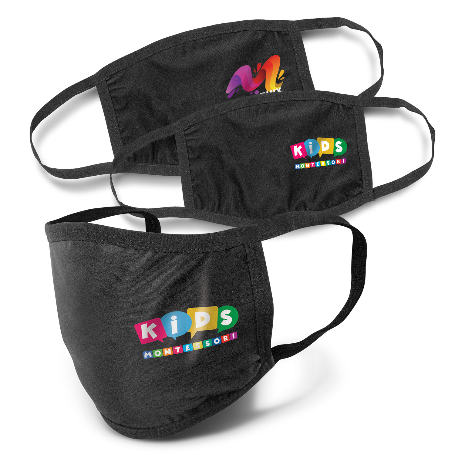 Reusable 3-ply Cotton Face Mask - Indent – Image 1