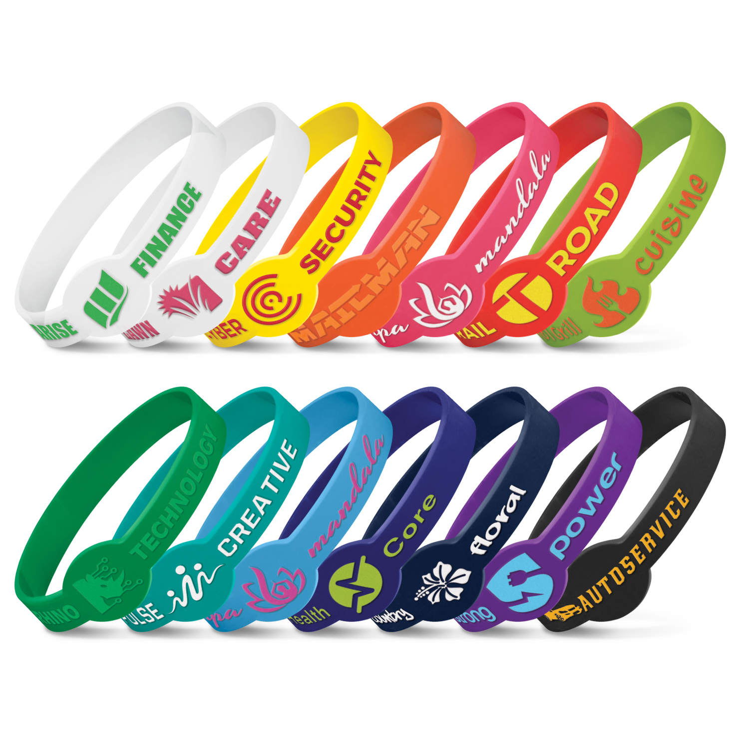 Xtra Silicone Wrist Band - Embossed – Image 1