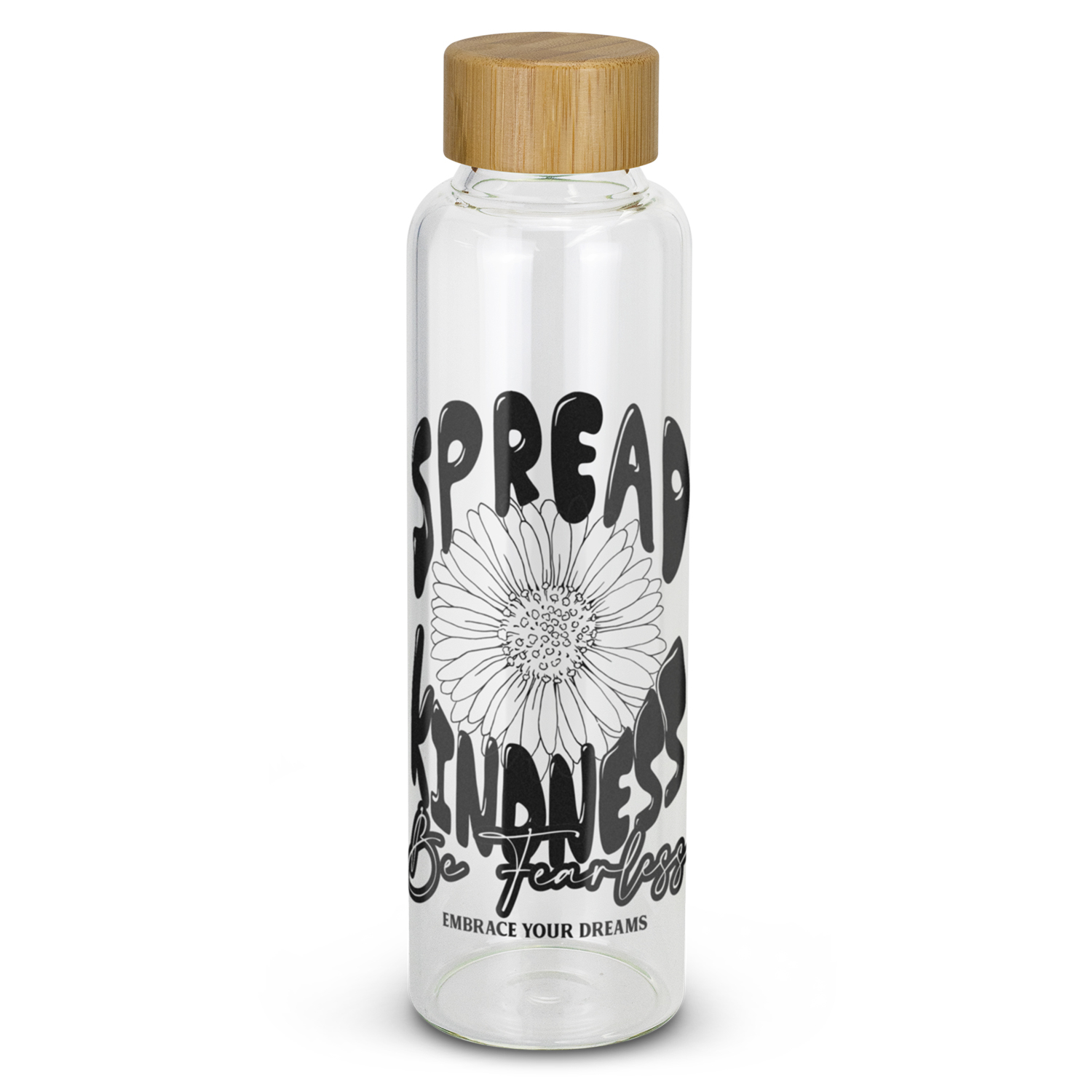 Eden Glass Bottle Bamboo Lid – Image 2