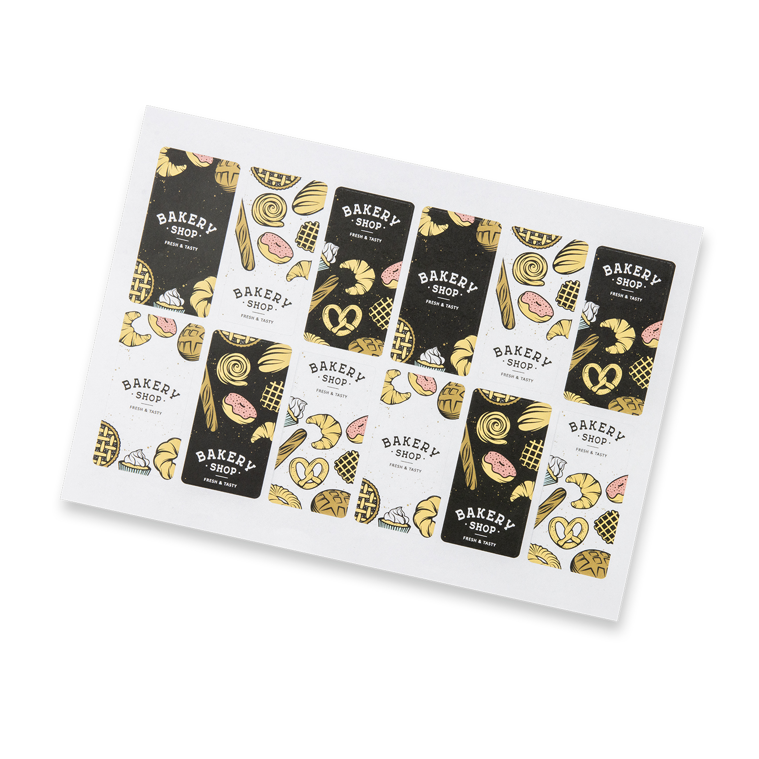 Sticker Sheet 40 x 80mm Rectangle - Matte – Image 1