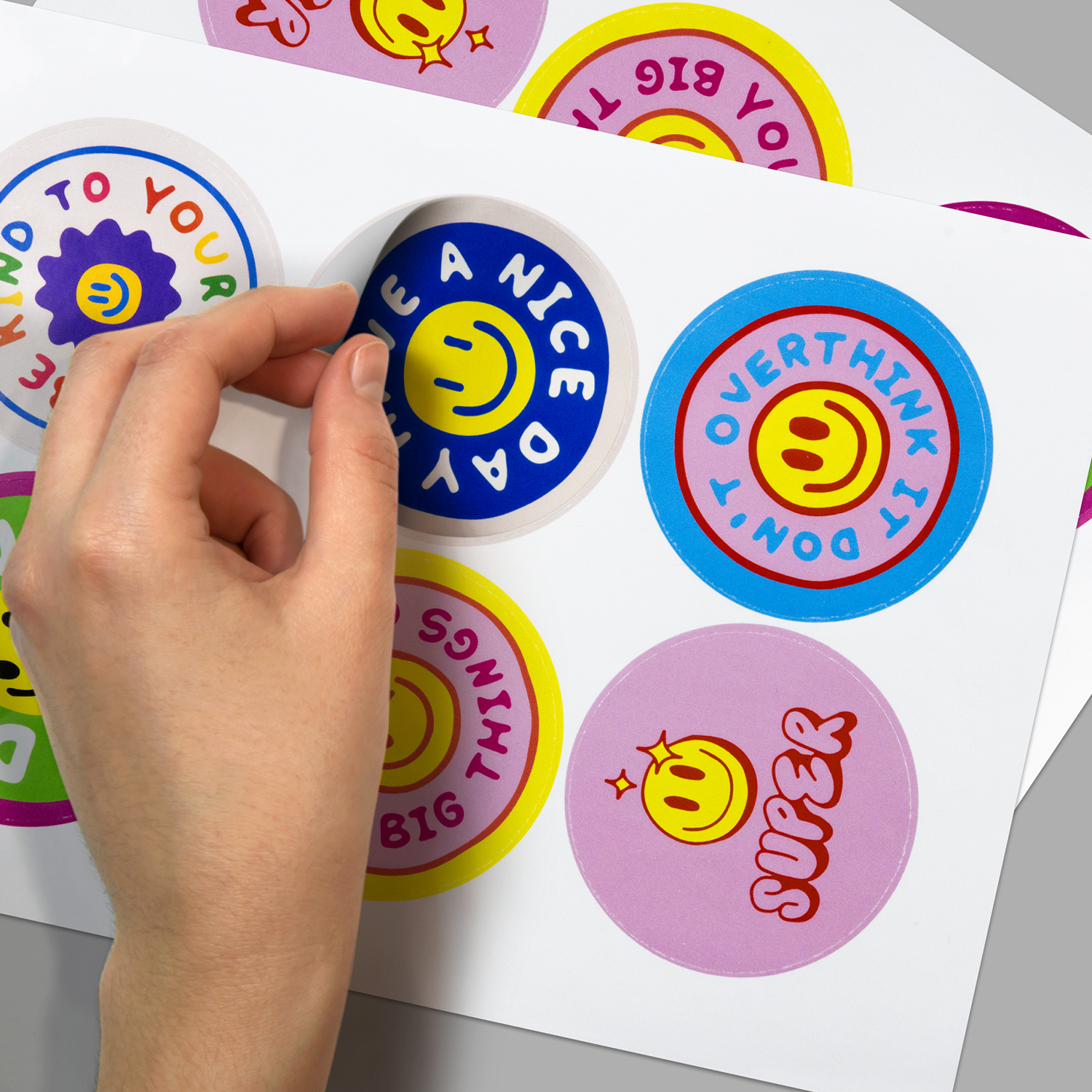 Sticker Sheet 80mm Circle - Gloss – Image 3