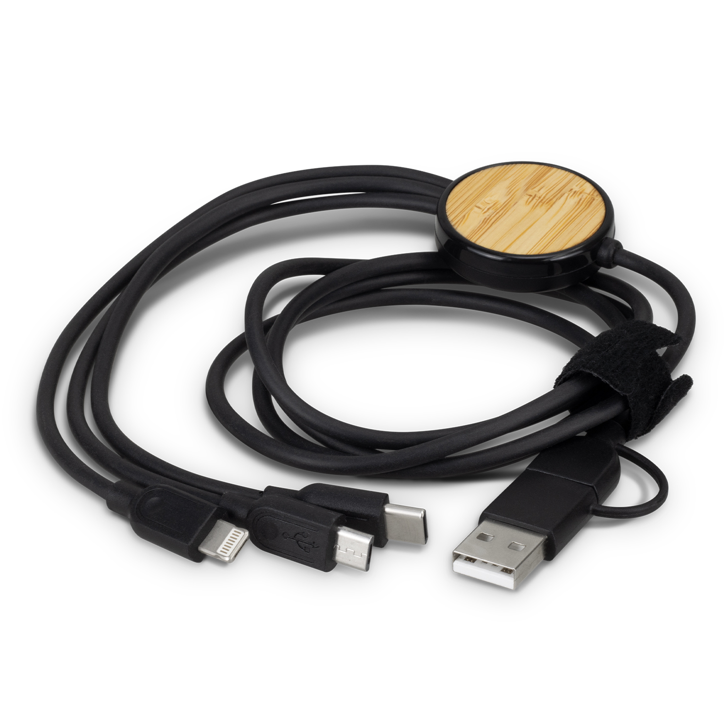 Bamboo Triple Connector Cable – Image 2