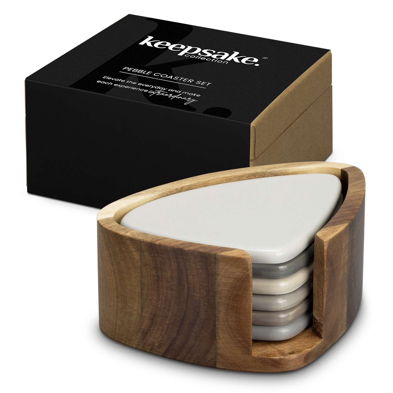 Keepsake Pebble Coaster Set – Image 1