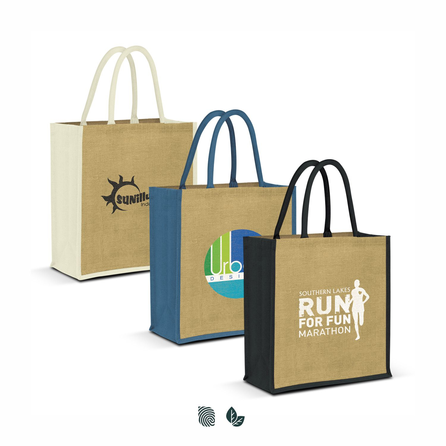 Lanza Jute Tote Bag – Image 1