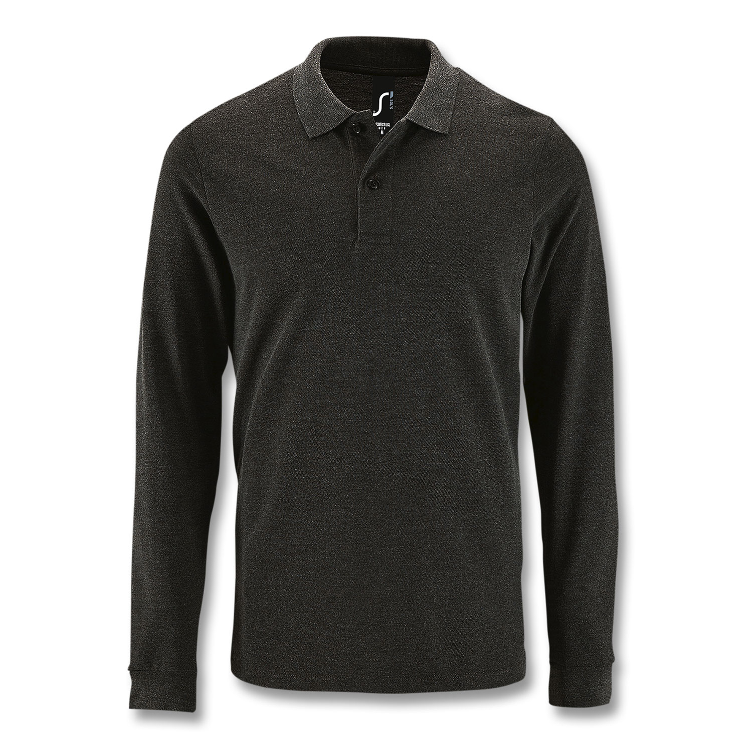SOLS Perfect Men's Long Sleeve Polo – Image 3