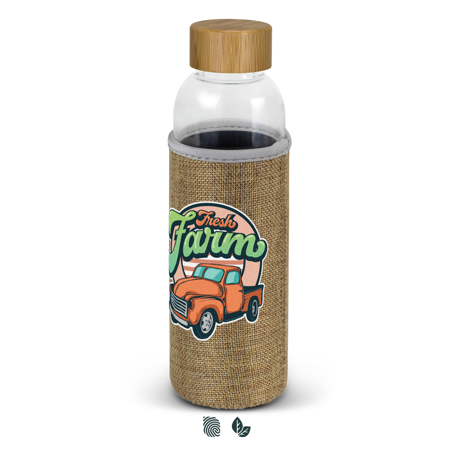 Eden Glass Bottle - Natural Sleeve – Image 1