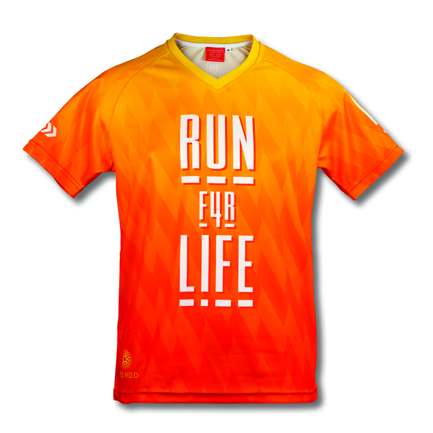 Custom Mens Performance V-Neck T-Shirt – Image 2