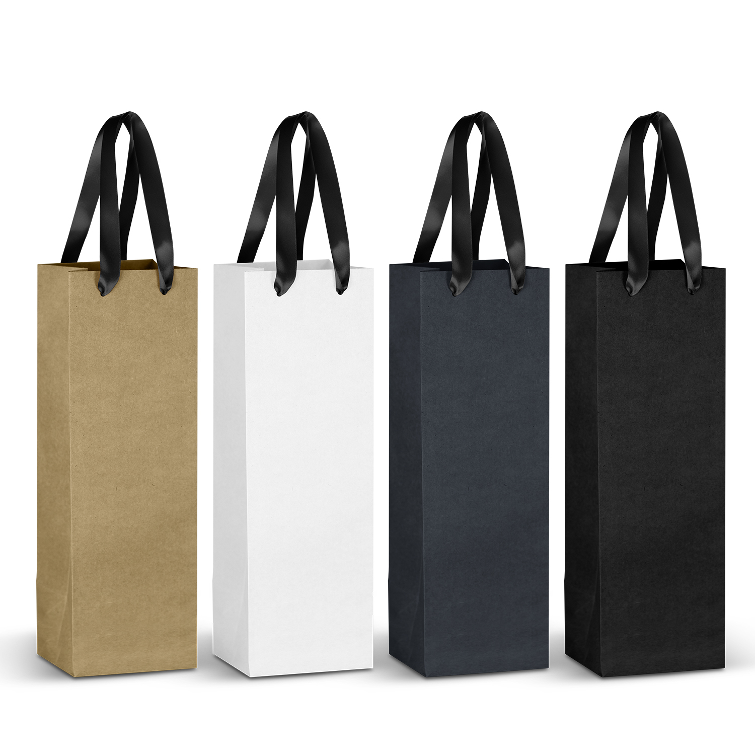 Champagne Ribbon Handle Paper Bag – Image 12