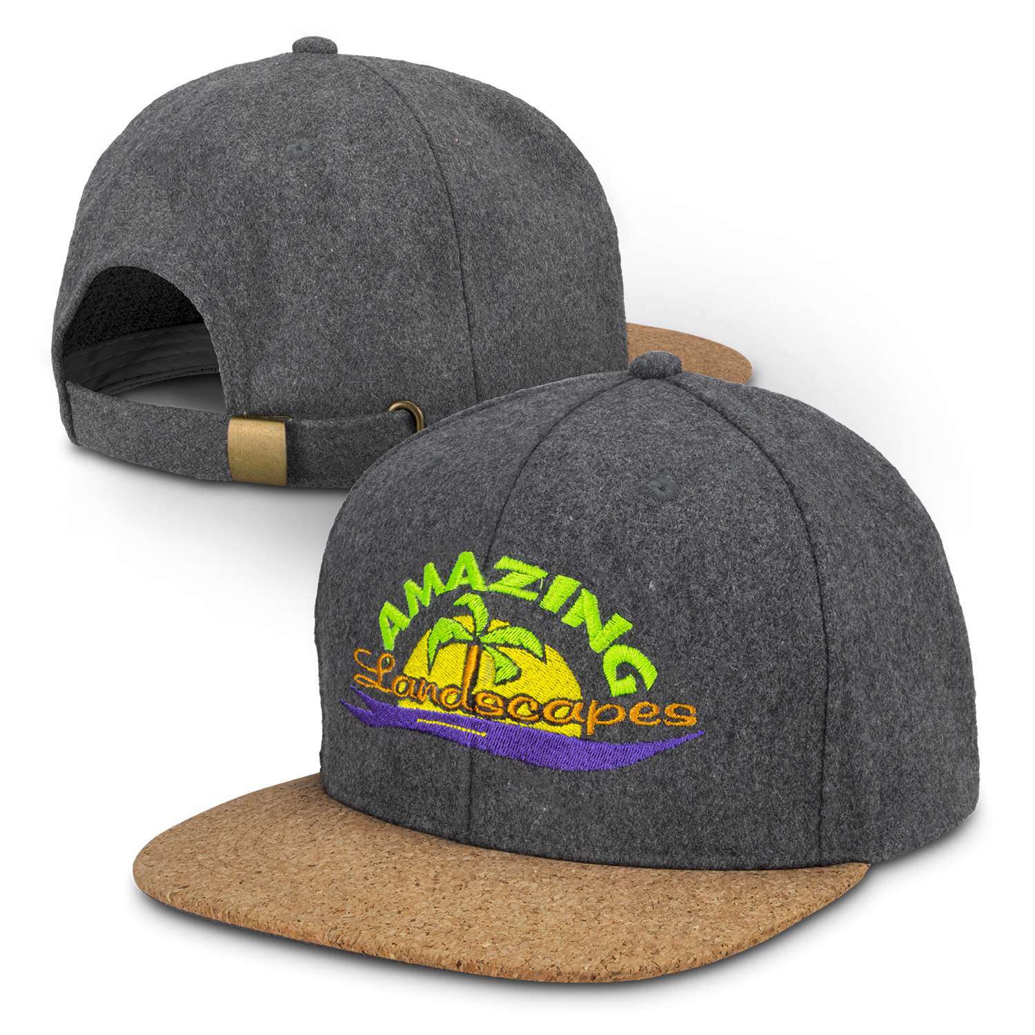 Anchor Flat Peak Cap – Image 1