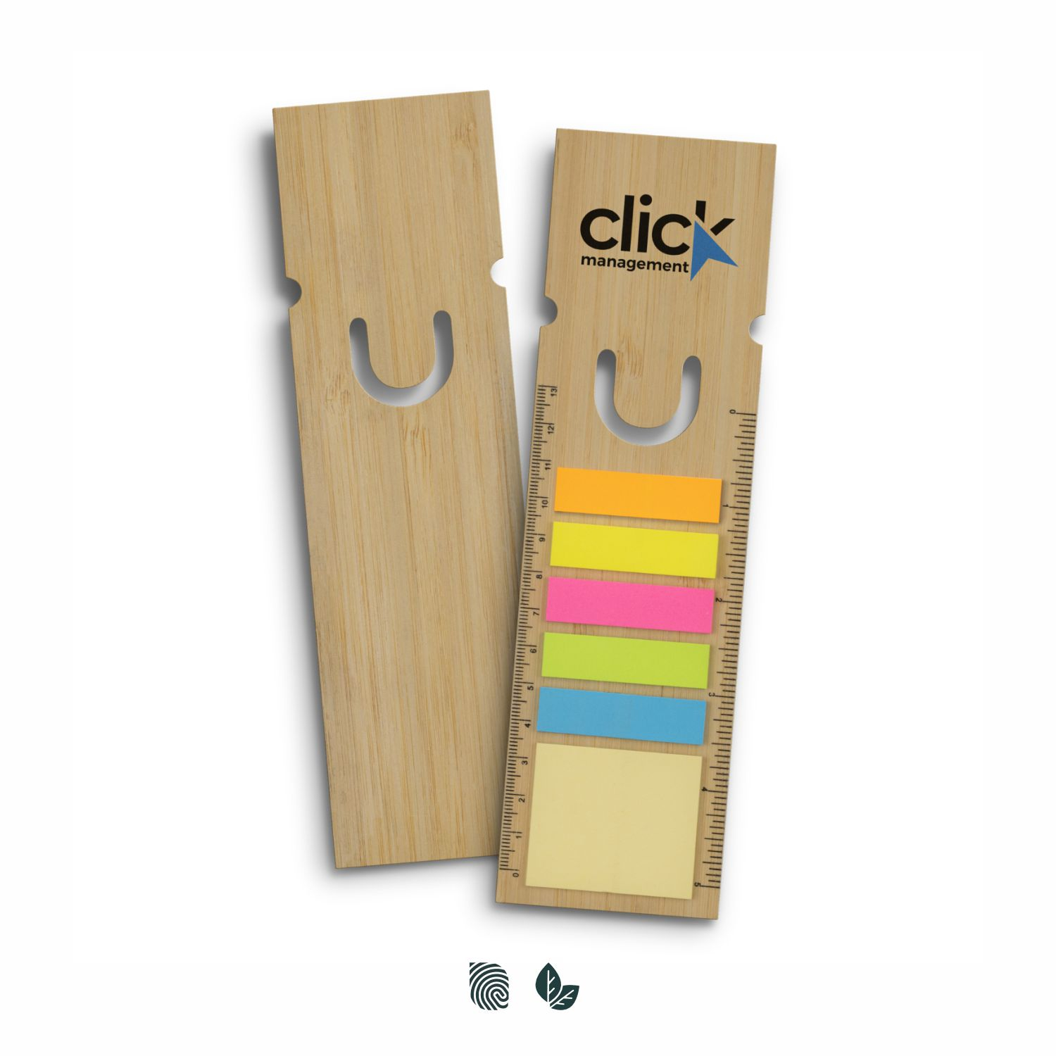 Bamboo Ruler Bookmark - Square – Image 1